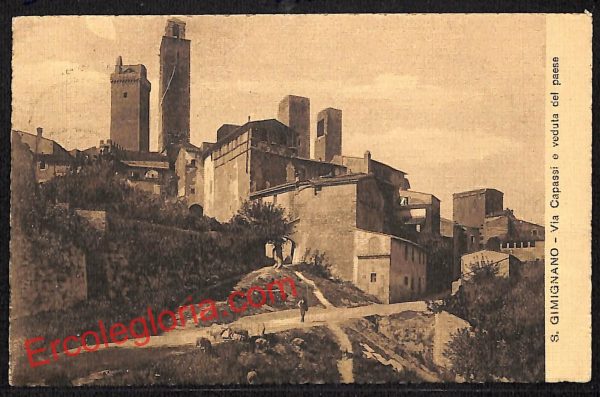 ai5684 - CARTOLINA D' EPOCA - Siena Provincia - San Gimignano