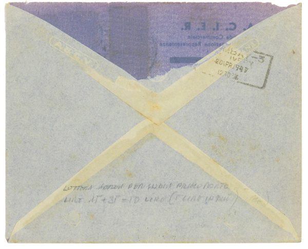 P2654 - ITALIA AMG-VG , BELLISSIMA LETTERA COMMERCIALE, AFFRANCATA PER L. 55 - immagine 2