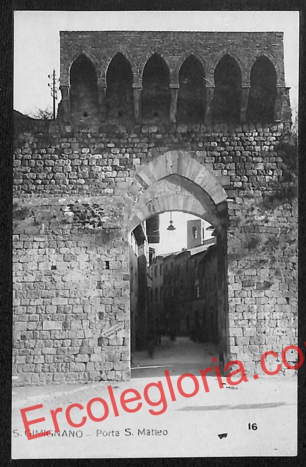 ai5685 - CARTOLINA D' EPOCA - Siena Provincia - San Gimignano