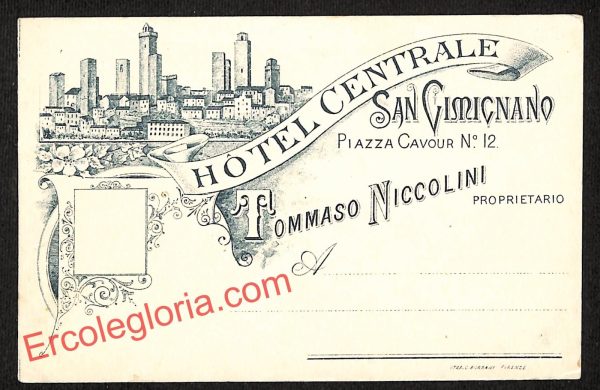 ai5690 - CARTOLINA D' EPOCA - Siena Provincia - San Gimignano