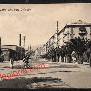 ai4958 - CARTOLINA D'EPOCA - Savona Città - Corso Cristoforo Colombo