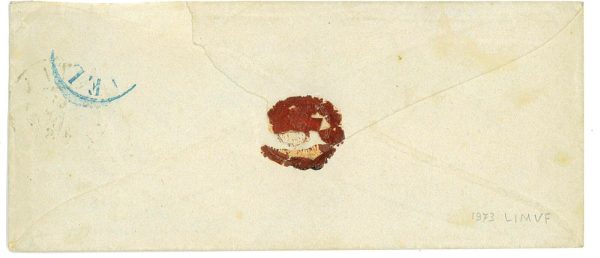 P2862 - DENMARK YVERT NR. 8 1860 FROM EUTIN, NUMBER CANCELLATION 115. - immagine 2