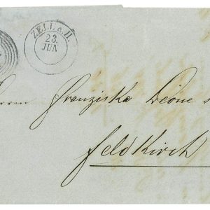 P2866 - BADEN MI. 4A FROM ZELL AM HARMERSBACH 1861TO FELDKIRCH SUPER LUXUS PIECE