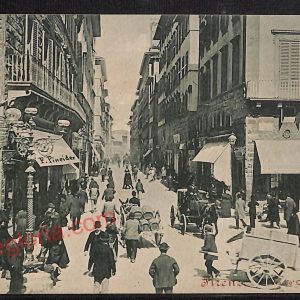 ae6881 - CARTOLINA D'EPOCA - Firenze Città - Via de Calzajuoli
