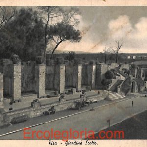 ad0152 - CARTOLINA D'EPOCA - Pisa Città - Giardino Scotto