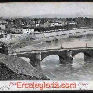 ad0162 - CARTOLINA D'EPOCA - Pisa Città -Porta alle Piagge  1905
