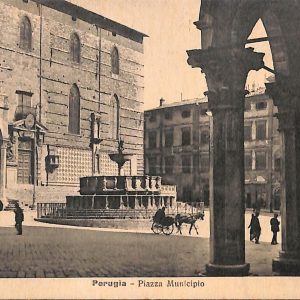 ab8831 - CARTOLINA  D'EPOCA - Perugia Città - Piazza Municipio