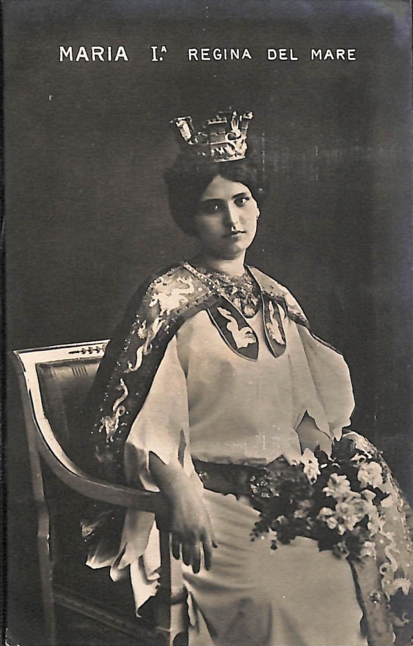 ab8052 - CARTOLINA  D'EPOCA - Napoli  Città - MARIA I  Regina del mare  1910