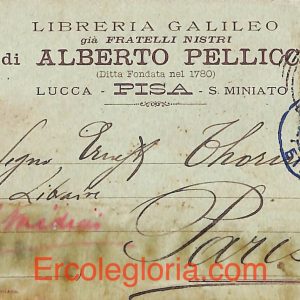 ad0187 - CARTOLINA D'EPOCA - Pisa Città - Libreria GALILEO di Alberto Pellicci