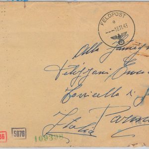 55508  -  GERMANY -  POSTAL HISTORY:  MILITARY MAIL : Feldpost PM 58682 1943