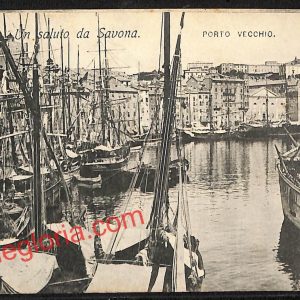 ai4959 - CARTOLINA D'EPOCA - Savona Città - Porto Vacchio
