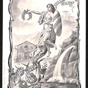 ab8871 - CARTOLINA  D'EPOCA - Perugia Città - Omaggio alla Brigata Cremona
