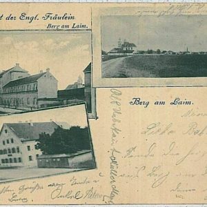 33752 - Ansichtskarten VINTAGE POSTCARD: GERMANY Deutschland - Berg am Laim 1899