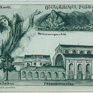 33811 - Ansichtskarten VINTAGE POSTCARD: GERMANY Deutschland - Oberammergau 1900