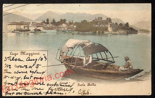 ag5716 - CARTOLINA D'EPOCA - Lago Maggiore - Isola Bella