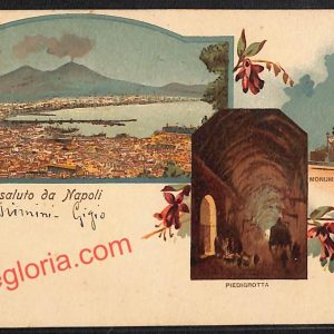ah3723 - CARTOLINA D'EPOCA - Napoli Città - Panorama
