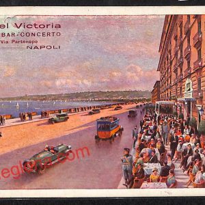 ah3724 - CARTOLINA D'EPOCA - Napoli Città - Hotel Victoria