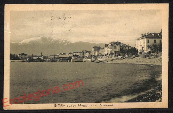 ag5720 - CARTOLINA D'EPOCA - Lago Maggiore - INTRA