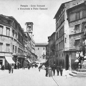 ab8879 - CARTOLINA  D'EPOCA - Perugia Città - Corso Vannucci