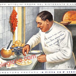 ah3726 - CARTOLINA D'EPOCA - Napoli Città - Ristorante D' Angelo