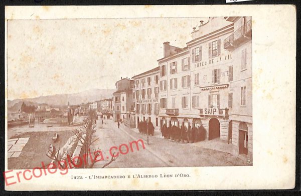 ag5721 - CARTOLINA D'EPOCA - Lago Maggiore - INTRA