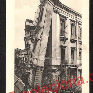 ag8410 - CARTOLINA D'EPOCA - Messina Città - Avanzi del Palazzo Ruffo