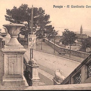 ab8883 - CARTOLINA  D'EPOCA - Perugia Città - Al Giardinetto Carducci