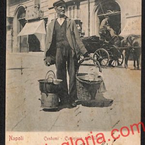 ah3728 - CARTOLINA D'EPOCA - Napoli Città - Costumi Napoletani