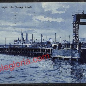 ag8412 - CARTOLINA D'EPOCA - Messina Città - Approdo Ferry - Boats