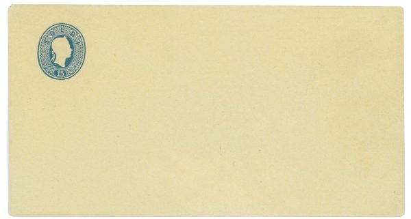 P4274 - AUSTRIA, LOMBARDO VENETIA, POSTAL STATIONERY COVER 15 SOLDI,