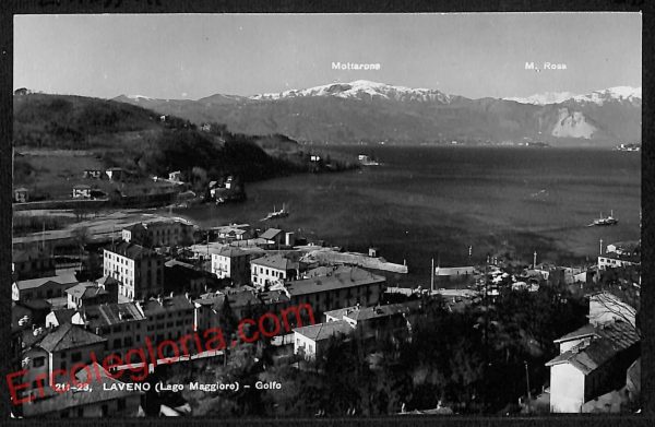 ag5723 - CARTOLINA D'EPOCA - Lago Maggiore - Laveno