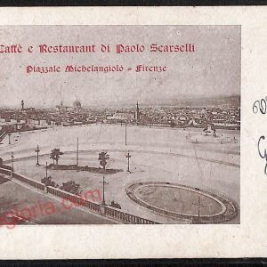 ae6884 - CARTOLINA D'EPOCA - Firenze Città - Piazza Micbelangiolo