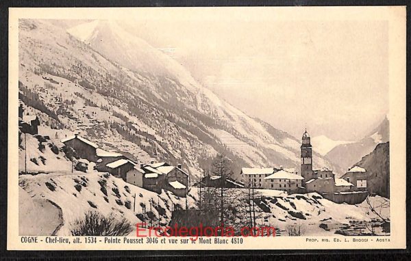 ad9902 - CARTOLINA  D'EPOCA - Aosta Provincia - Cogne