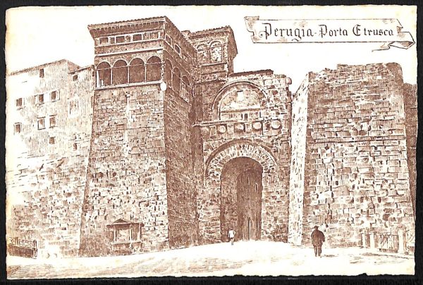 ab8889 - CARTOLINA  D'EPOCA - Perugia Città