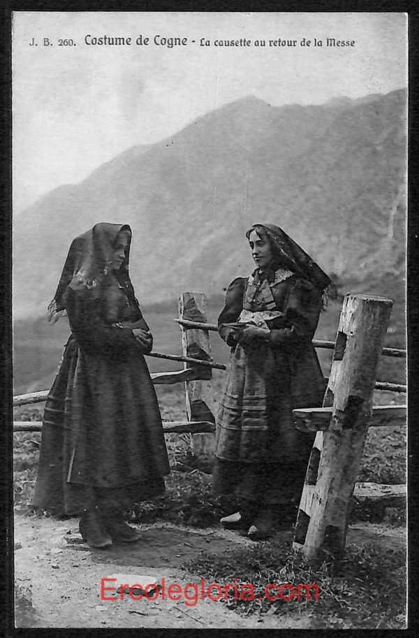 ad9903 - CARTOLINA  D'EPOCA - Aosta Provincia - Cogne - Costume