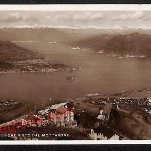 ag5727 - CARTOLINA D'EPOCA - Lago Maggiore - Mottarone  1941