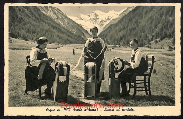 ad9905 - CARTOLINA  D'EPOCA - Aosta Provincia - Cogne