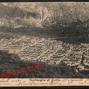 ah5211 - CARTOLINA D'EPOCA - Palermo Provincia - Ventimiglia di Sicilia