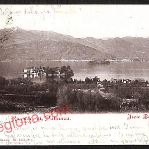 ag5730 - CARTOLINA D'EPOCA - Lago Maggiore - Pallanza   1901
