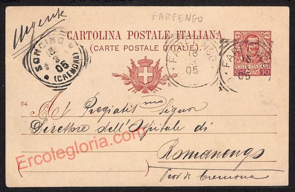 ae5583 - CARTOLINA D'EPOCA - Cremona Provincia - Farfengo