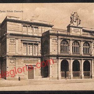 ag8428 - CARTOLINA D'EPOCA - Messina Città - Teatro Vittorio Emanuele