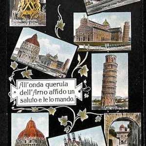 ad0241 - CARTOLINA D'EPOCA - Pisa Città - Molto Bella!!