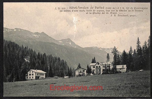 ad9916 - CARTOLINA  D'EPOCA - Aosta Provincia - Courmayeur