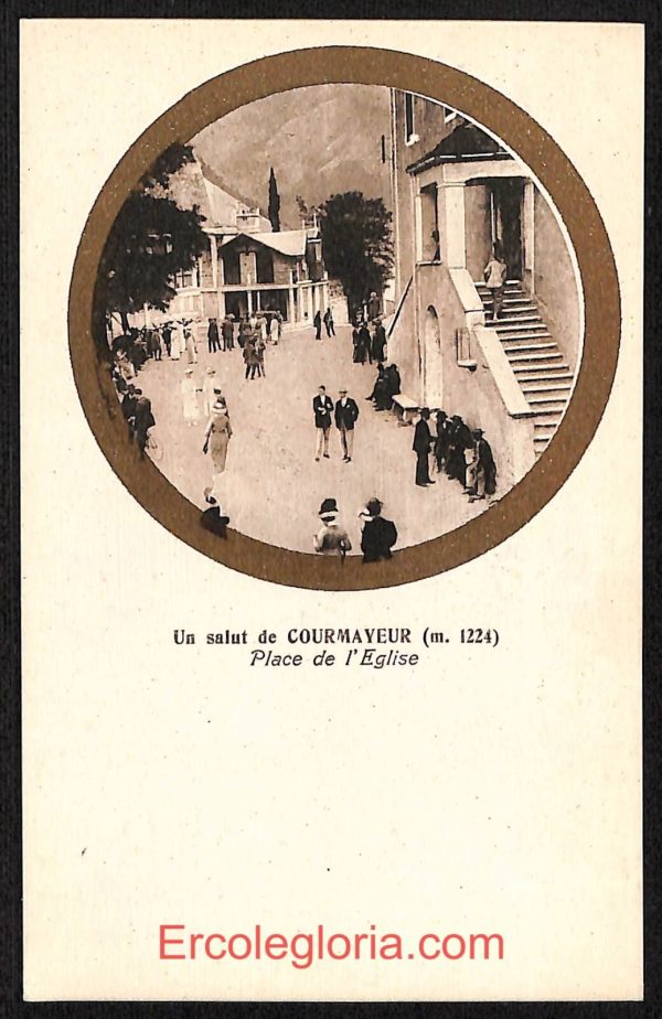 ad9918 - CARTOLINA  D'EPOCA - Aosta Provincia - Courmayeur