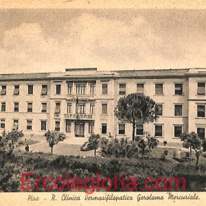 ad0243 - CARTOLINA D'EPOCA - Pisa Città - R. Clinica Dermosifilopatica