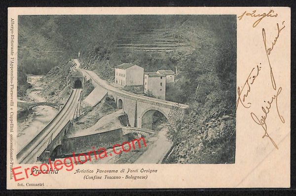 ah8706 - CARTOLINA D'EPOCA - Pistoia Provincia - Pracchia