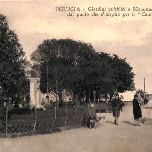 ab8903 - CARTOLINA  D'EPOCA - Perugia Città - Monumento a Carducci