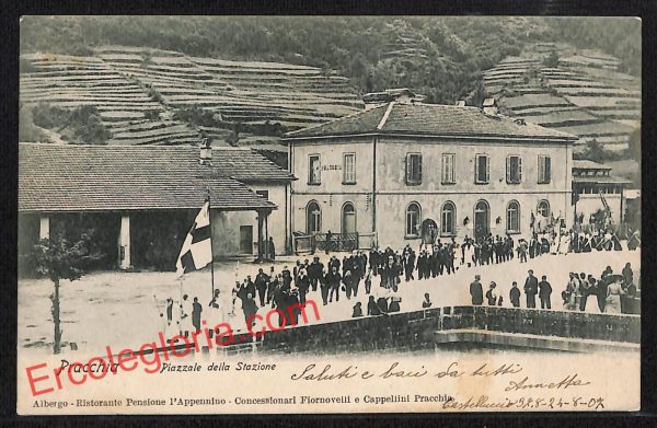 ah8711 - CARTOLINA D'EPOCA - Pistoia Provincia - Pracchia