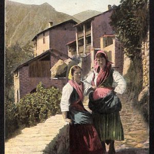 ae1795 - CARTOLINA  D'EPOCA - Biella Città - COSTUMI BIELLESI  1905