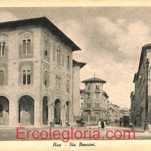 ad0253 - CARTOLINA D'EPOCA - Pisa Città - Via Bonaini